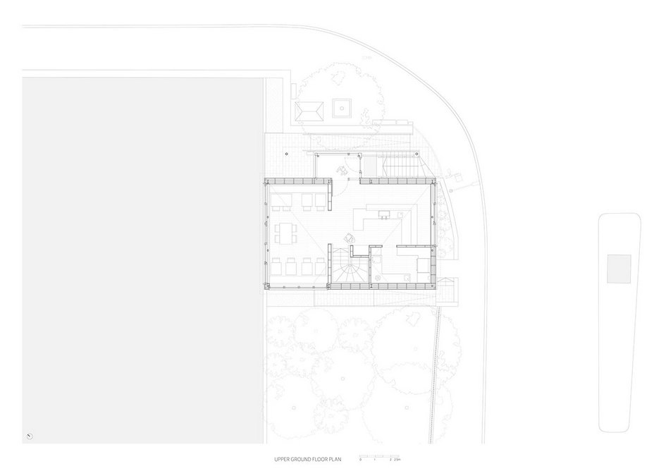 Tollhouse, drawing upper ground floor plan.