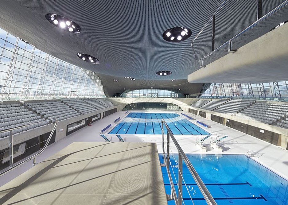 London Aquatics Centre.