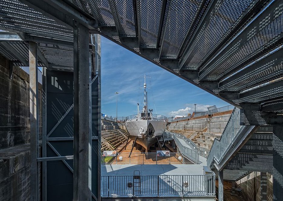 HMS M33 project at Portsmouth Dockyard, part of Gallipoli commemorations.