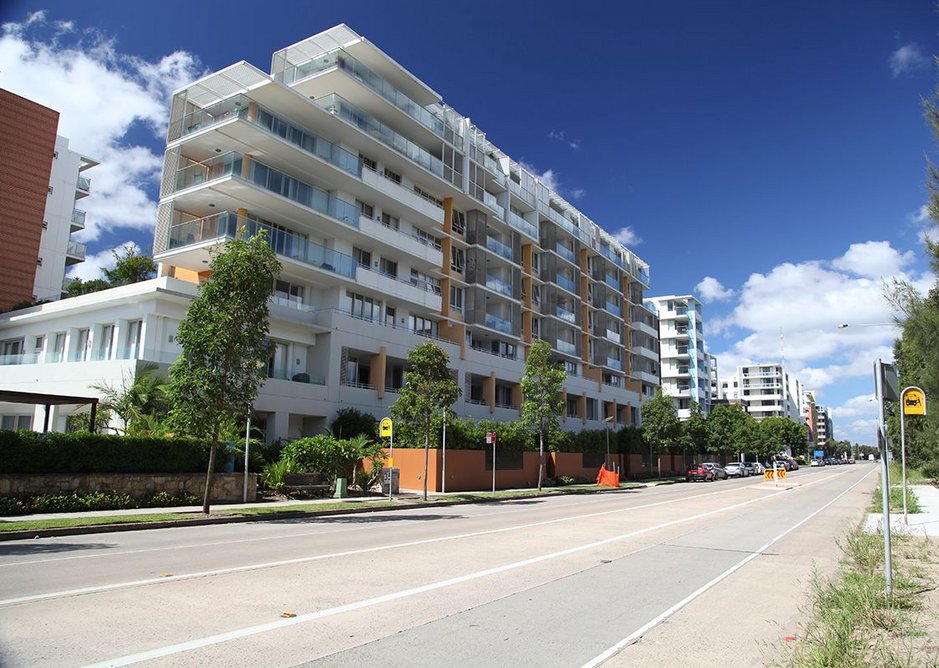 Post-Olympic apartments on Sydney Olympic Park.