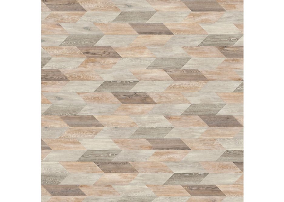 Shale: Arrow laying pattern with White Wash Wood, Limed Grey Wood, Lime Washed Wood and Parisian Pine.