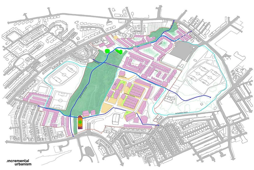 Proposal for the Mackies site,  Belfast.