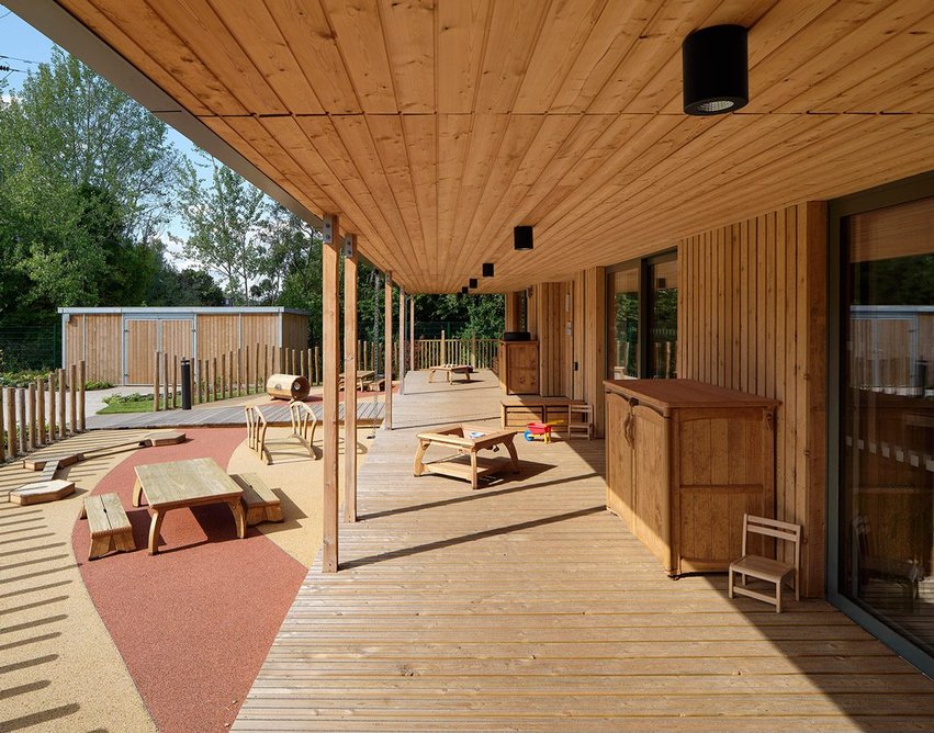 University of Staffordshire Woodlands Nursery by Feilden Clegg Bradley Studios. Credit: Daniel Hopkinson