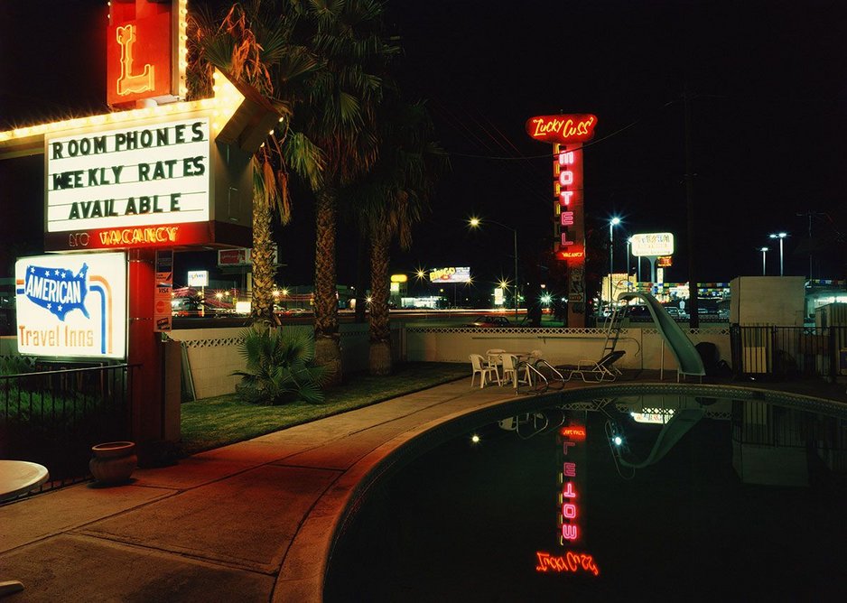 The Lucky Cuss Motel by Fred Sigman (1995), from the new book Motel Vegas.