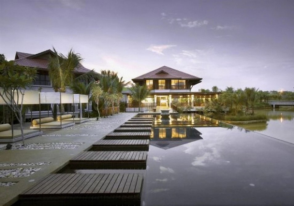 Bayou Water Village with clubhouse, Leisure Farm, Malaysia.