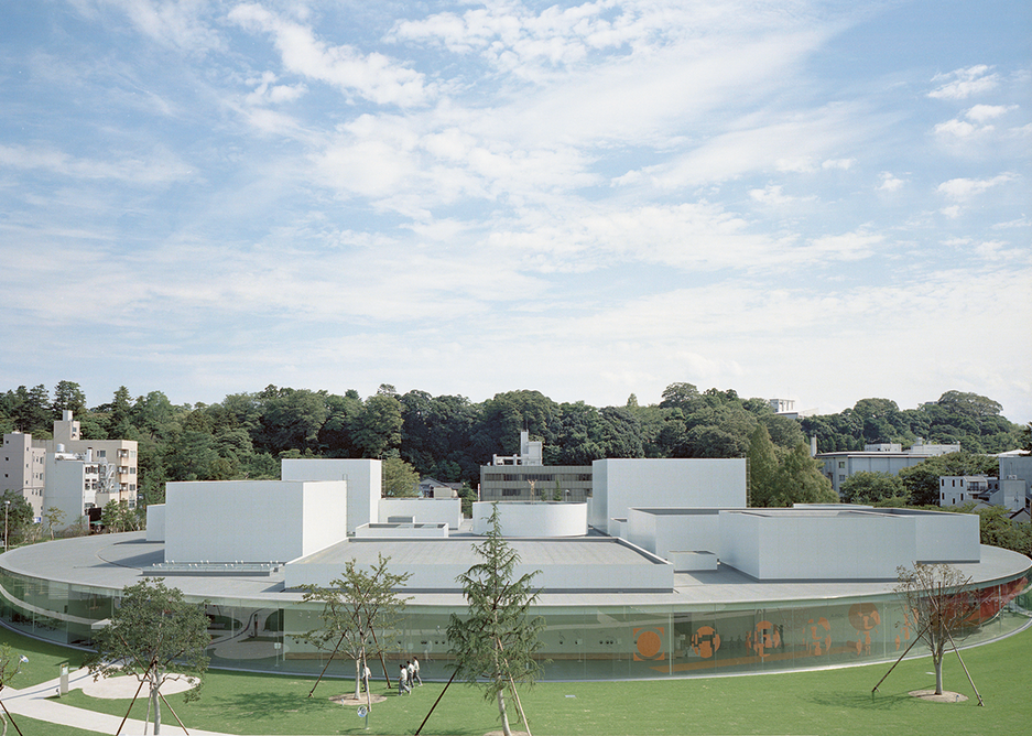 21st Century Museum of Contemporary Art, Kanazawa, Japan, designed by SANAA.