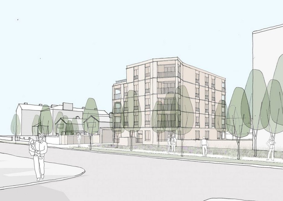Social Housing, Lambeth by FBM Architects.