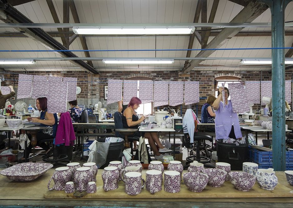 Middleport Pottery is now 50 percent occupied by the pottery which built the factory, Burleigh.