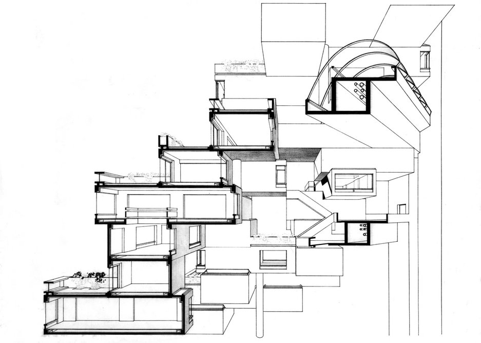 Section through Habitat.