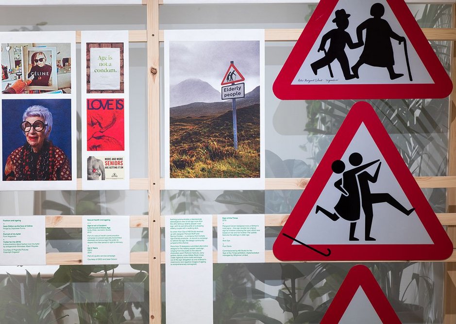 Representations of older people in society, including joyful reinterpretations of the infamous elderly people road sign.