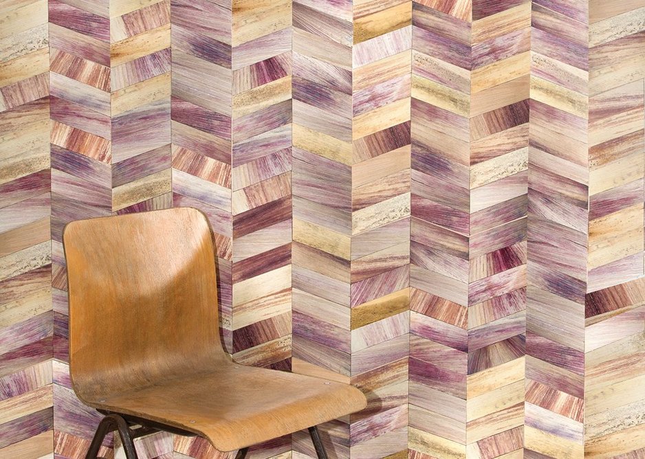 Totomoxtle, a decorative veneer designed by Fernando Laposse from Mexican corn husks.