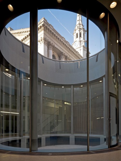 Renewal of St Martin-in-the-Fields on Trafalgar Square, London, completed in 2008.