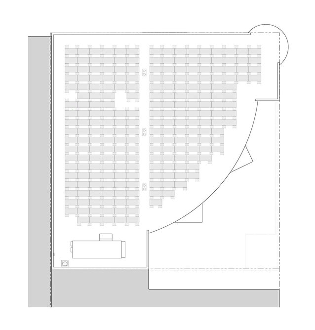 Roof plan, Children's Museum of Eau Claire, Wisconsin.