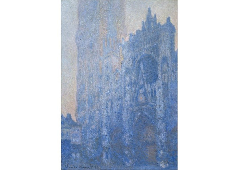 Claude Monet, Le Portail et la tour d'Albane à l'aube, 1893-4.