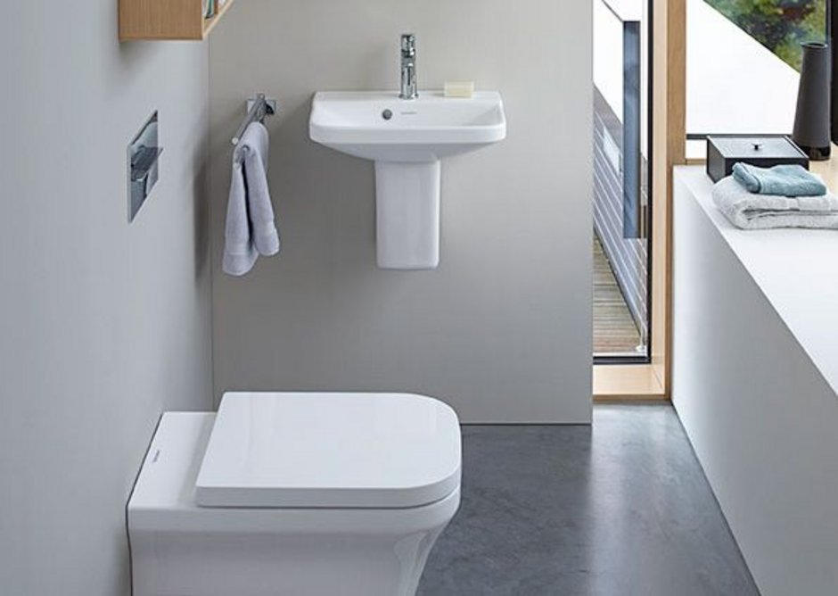 The design of the toilet and bidet blends in seamlessly  with the style of the washbasins. Additional width makes  sitting noticeably more comfortable.