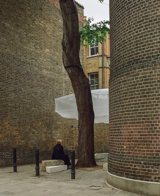 Air & Stone, Temporary Shelter, Clerkenwell Design Week, London, 2022.