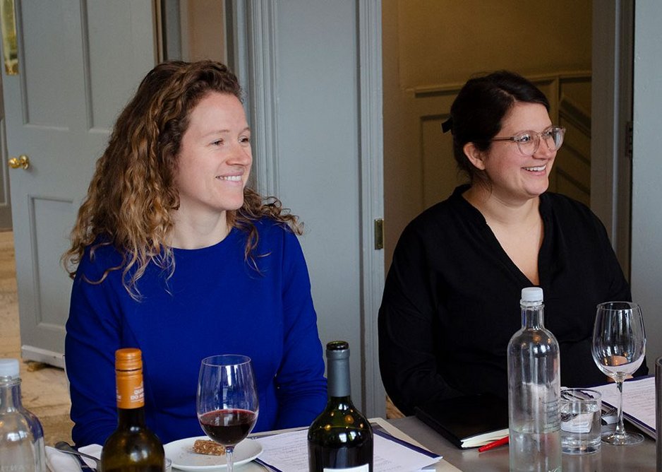 From left: Scott Brownrigg associate Felicity Meares and Populous associate Maria Knutsson-Hall.