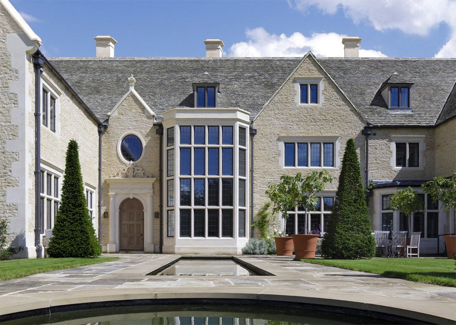 In with the new: Bespoke bronze windows by Architectural Bronze Casements at a new-build property in west Oxfordshire. Yiangou Architects.