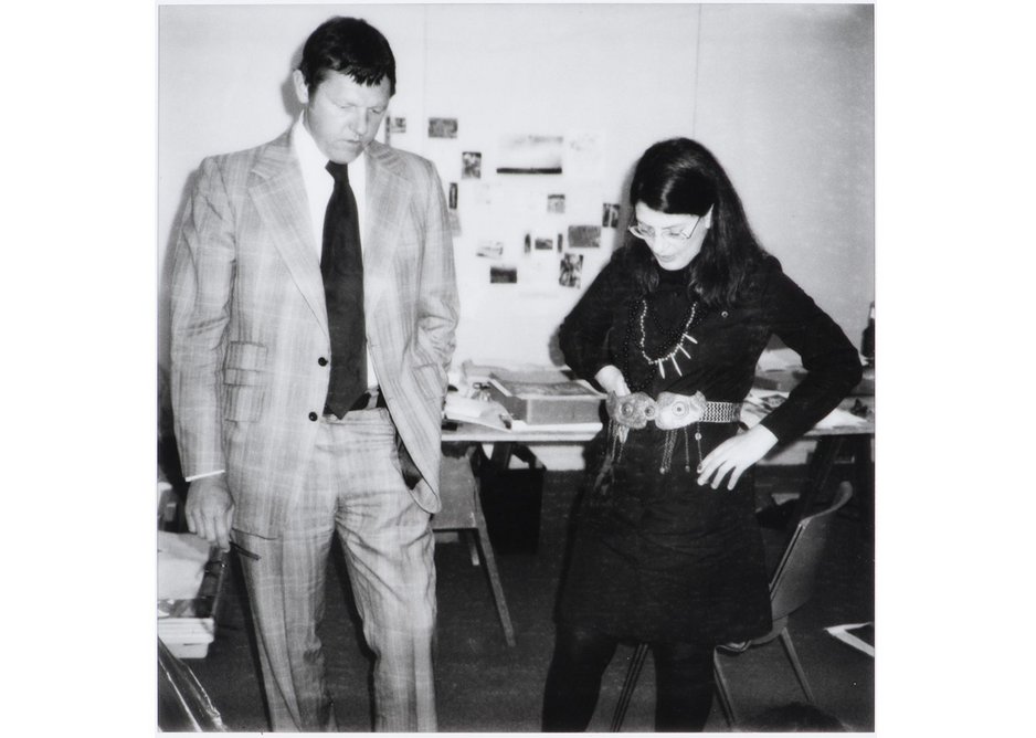 Phyllis Lambert and Gene Summers, principals, Ridgway Ltd, Architects and Developers.