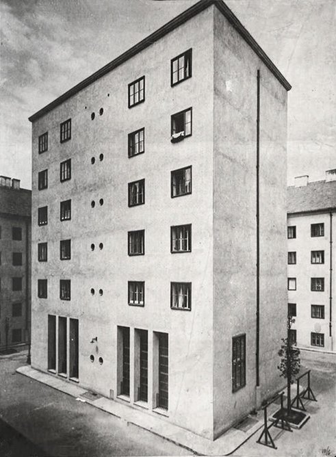 Klosehof, housing complex for the municipality of Vienna, 1923–1925