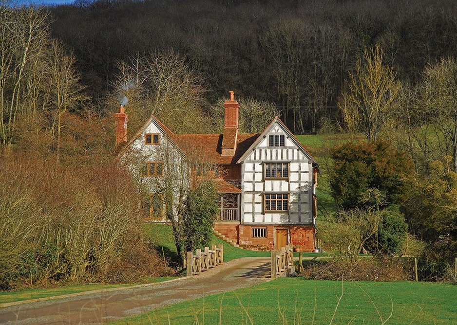 The wing has been restored and incorporated into a building nearly three times the size of the derelict structure.