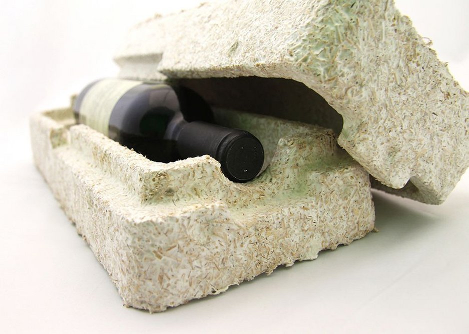 Ecovative’s mushroom-based insulation product.