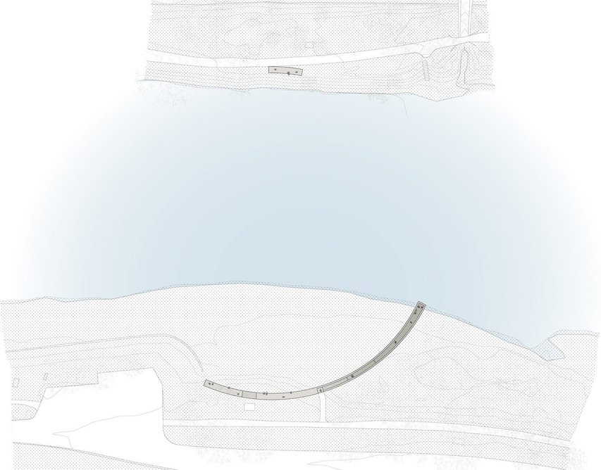 Plan drawing of The Gathering Place, Inverness, designed by KHBT.