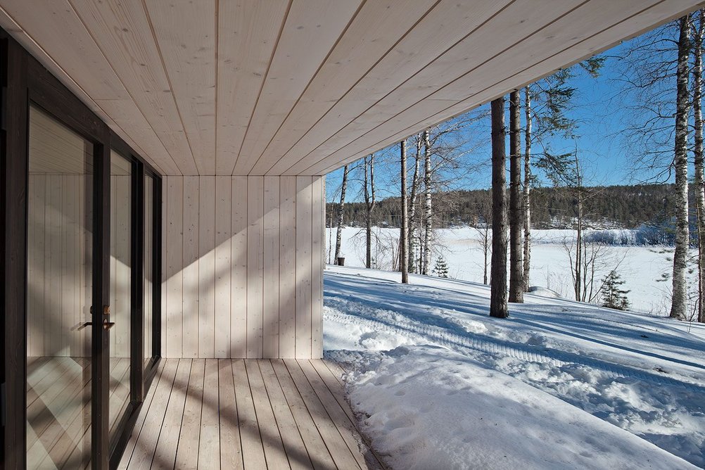 Sauna block, Four Cornered Villa, Finland.