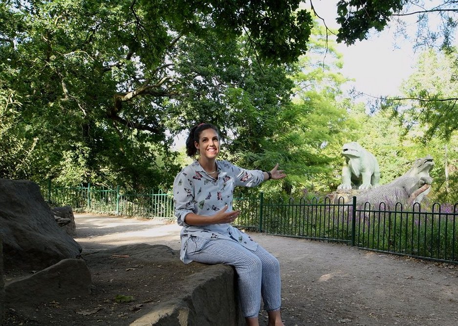 Still from the Open House film by Jim Stephenson on Crystal Palace Dinosaurs, Bromley.