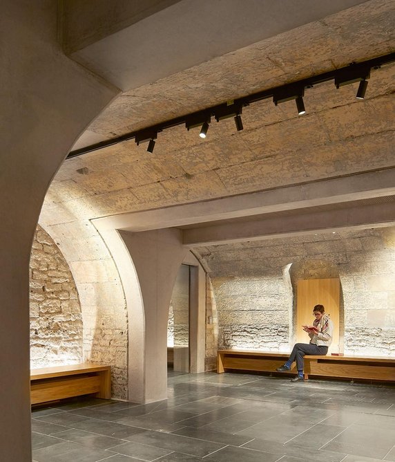The vaults give the Abbey gathering or learning spaces.