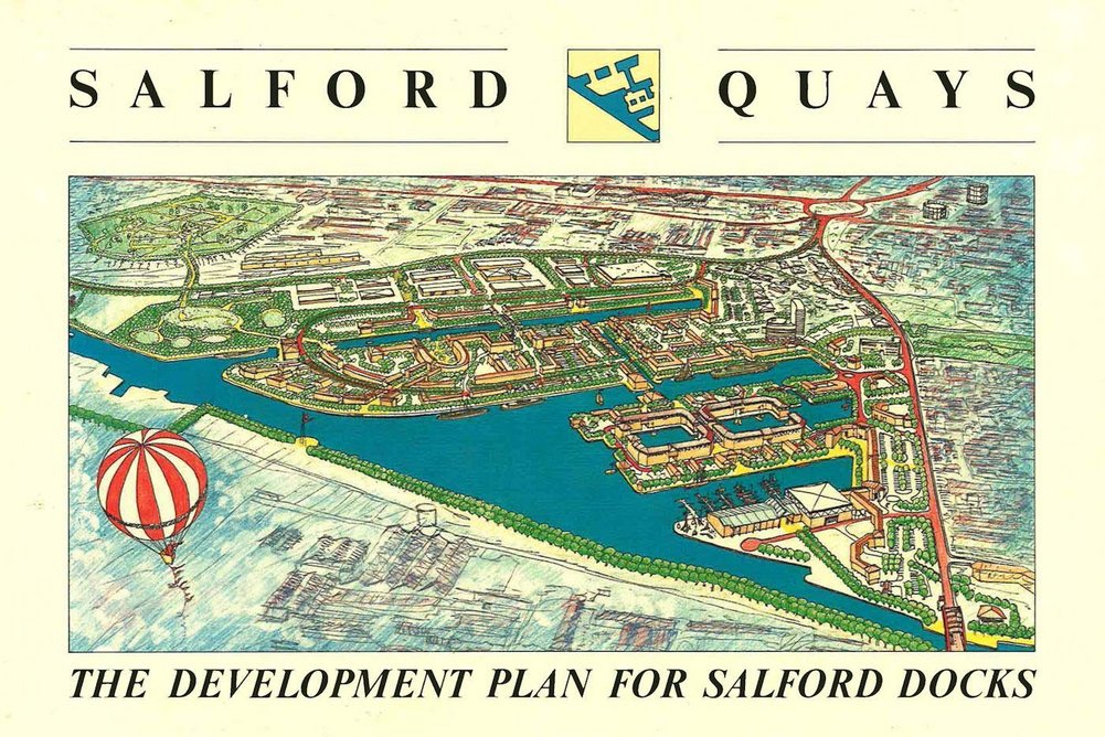 Salford Quays Development Plan front cover.