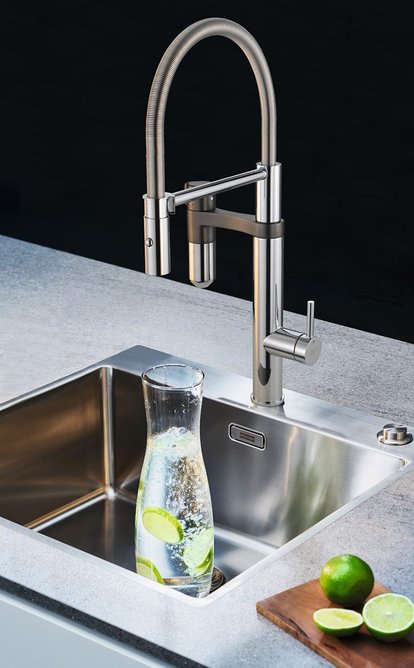 The Vital Capsule Semi-Pro filter tap delivers clean, fresh-tasting water on demand.