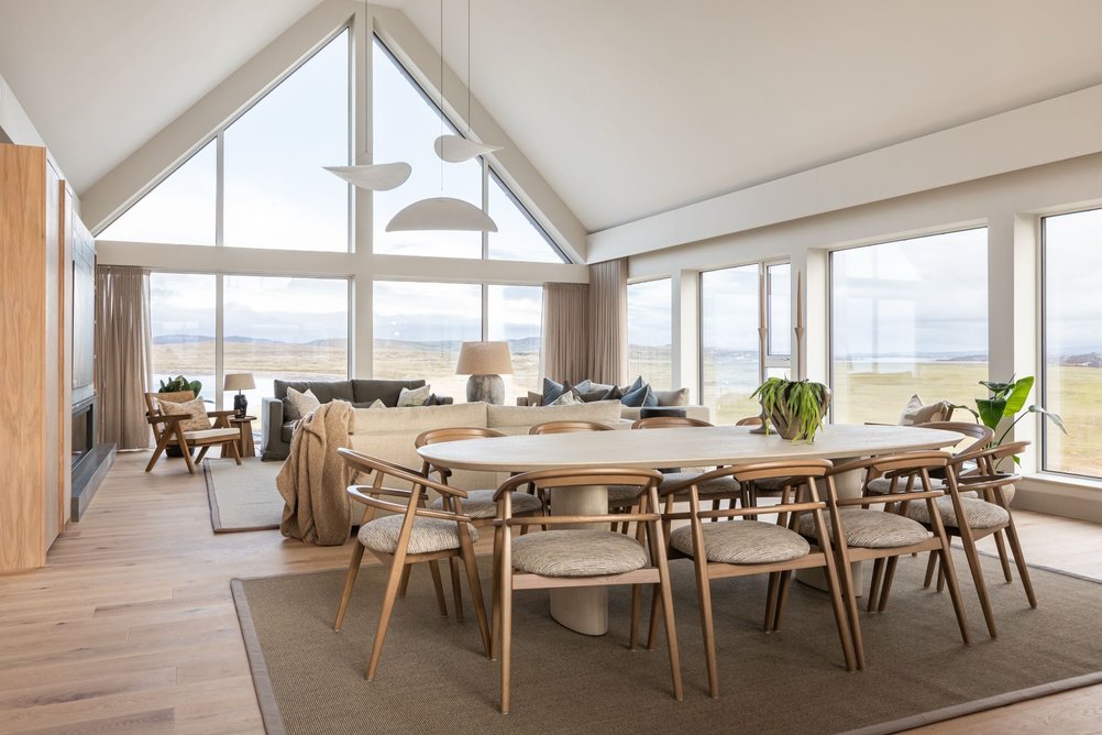 The properties have uninterrupted views and are a few minutes' walk from Pollan Bay beach and half a mile from Ballyliffin village.