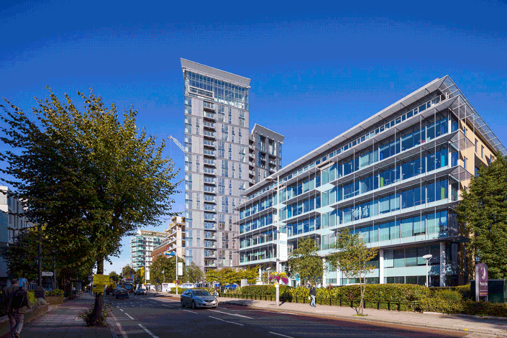 The Apex hotel and residential development, London. Darling Associates Architects.