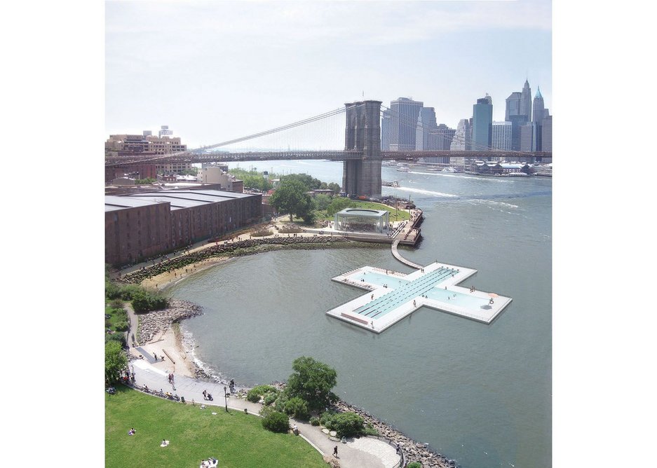 Family & Play Lab mark out New York's East River with PlusPool.