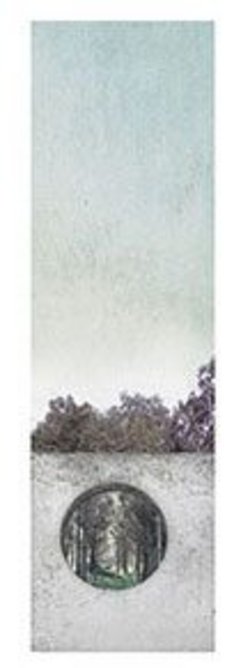 El Hórreo de agua.   Collage, 300mm  × 400mm.