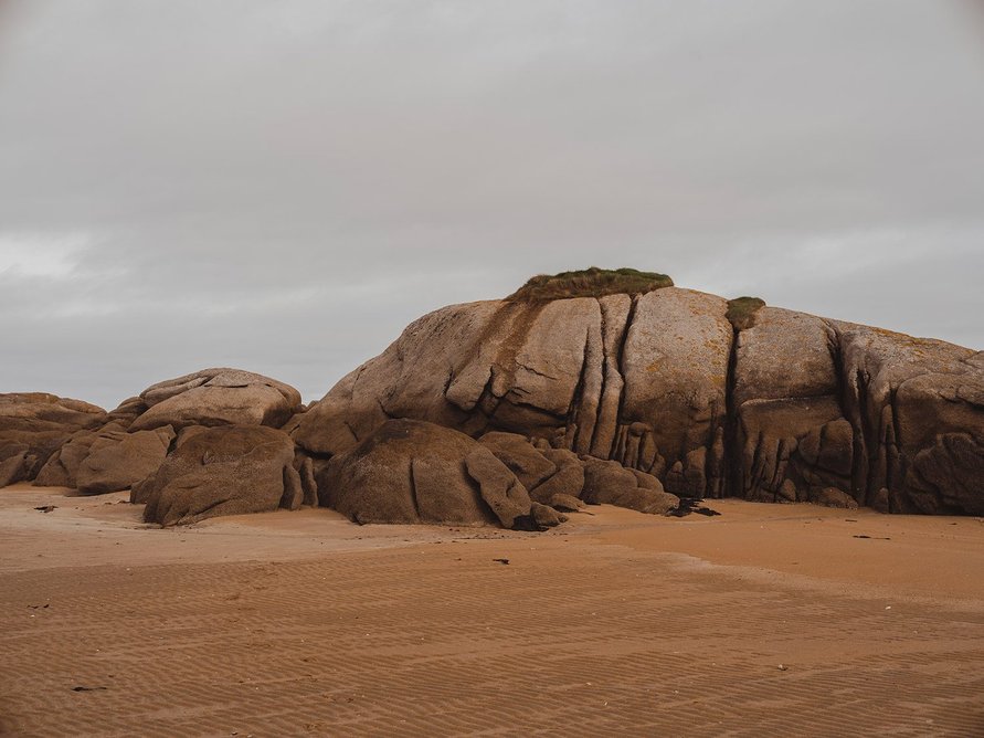 Granite outcrops on Cruit Island.