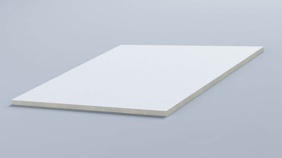 Zentia Biobloc Plain ceiling tiles have an additional coating that inhibits the growth of micro-organisms.