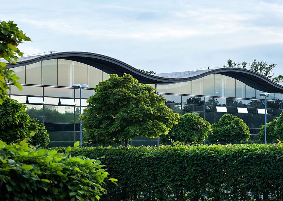 Dyson campus headquarters where the supershed has been proved to flex as needed.