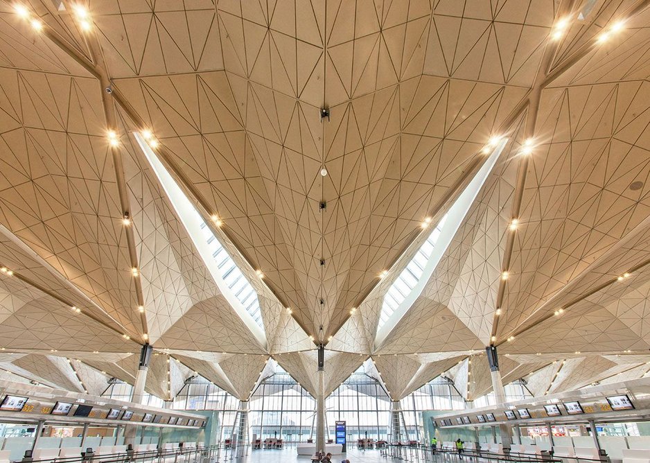 The engineering grace of Pulkovo Airport in St Petersburg, Russia. Grimshaw Architects.