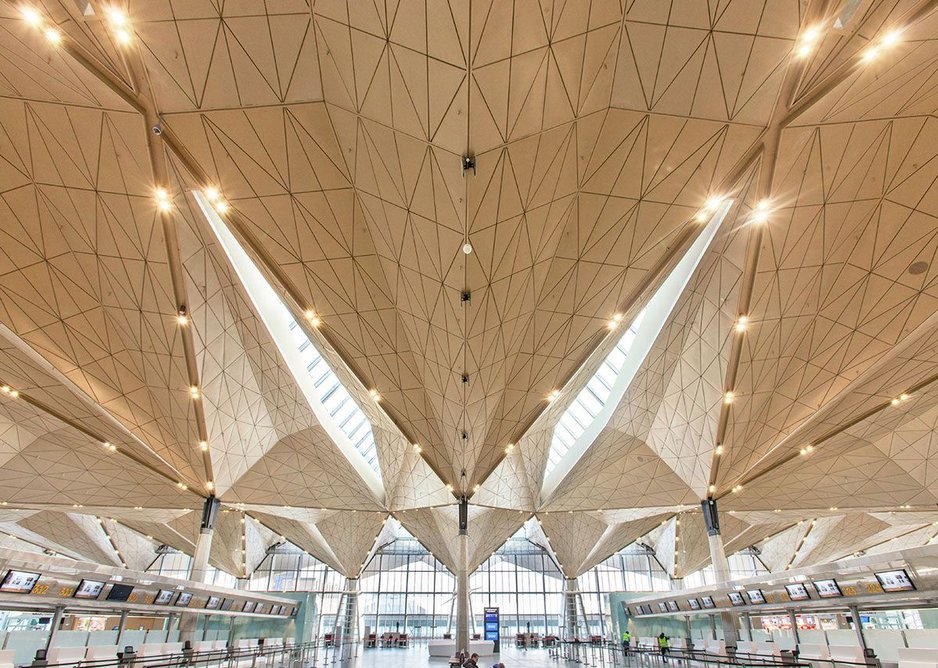 The engineering grace of Pulkovo Airport in St Petersburg, Russia. Grimshaw Architects.