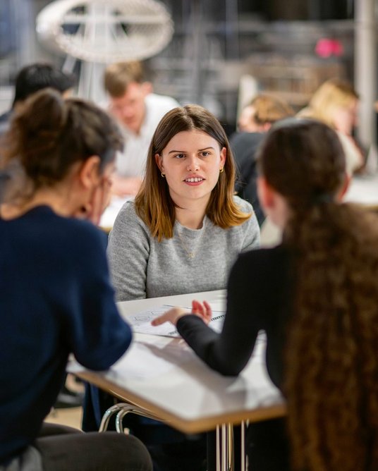 Narrative Practice mentoring collaboration sessions at Wilkinson Eyre’s London Office.