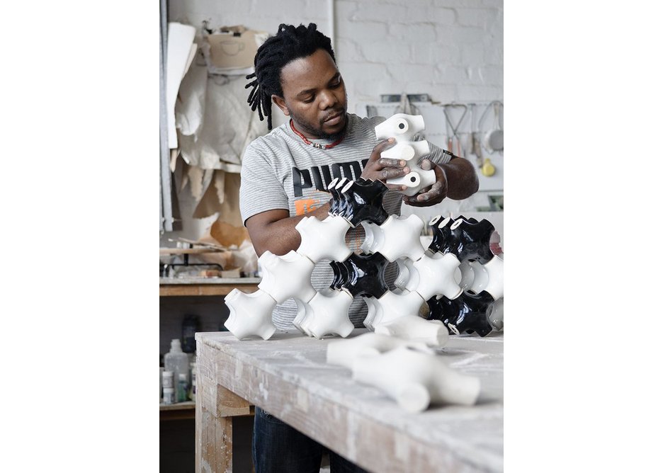 South African ceramacist Andile Dyalvane.