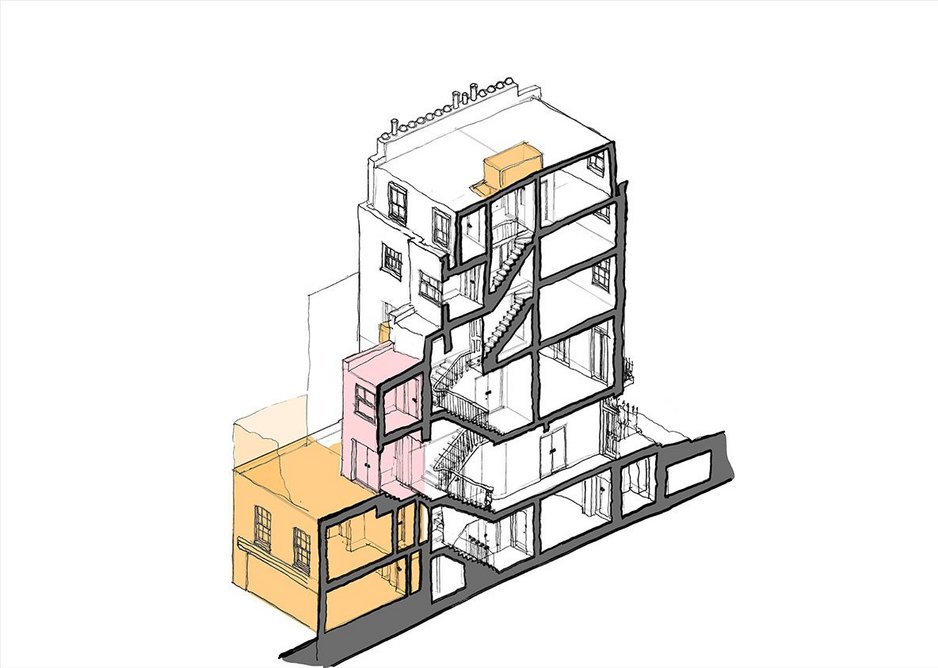 MEA Studio, section for Chester Square, Belgravia.