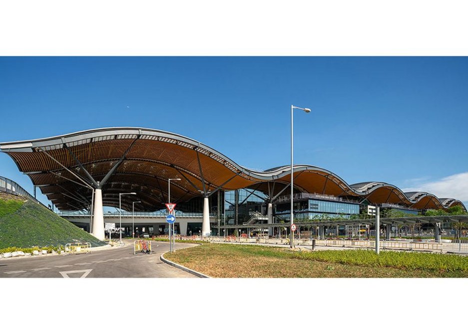 Aedas in partnership with Rogers Stirk Harbour + Partners, Hong Kong-Zhuhai-Macao Bridge Hong Kong Port Passenger Clearance Building, 2018. The clearance building that opened last October provides the entry point into Hong Kong from the 42-kilometre bridge that links the cities of the Pearl River Delta.