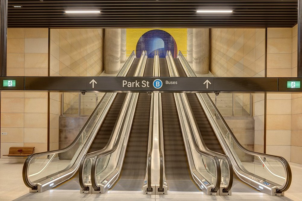 Foster + Partners, Gadigal Station, Sydney Metro, Sydney, 2024.