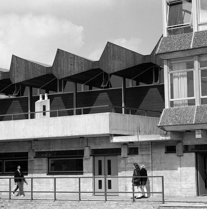 Acland Burghley School, Tufnell Park, Camden, London, 1966. Credit: John Donat/RIBA Collections