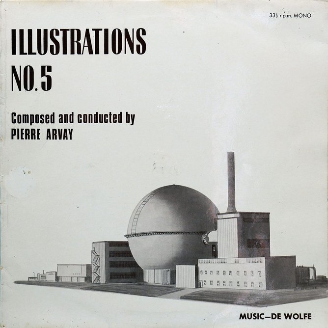 An artist’s impression of Dounreay Power Station features on Pierre Arvay’s Illustrations No. 5, 1965.