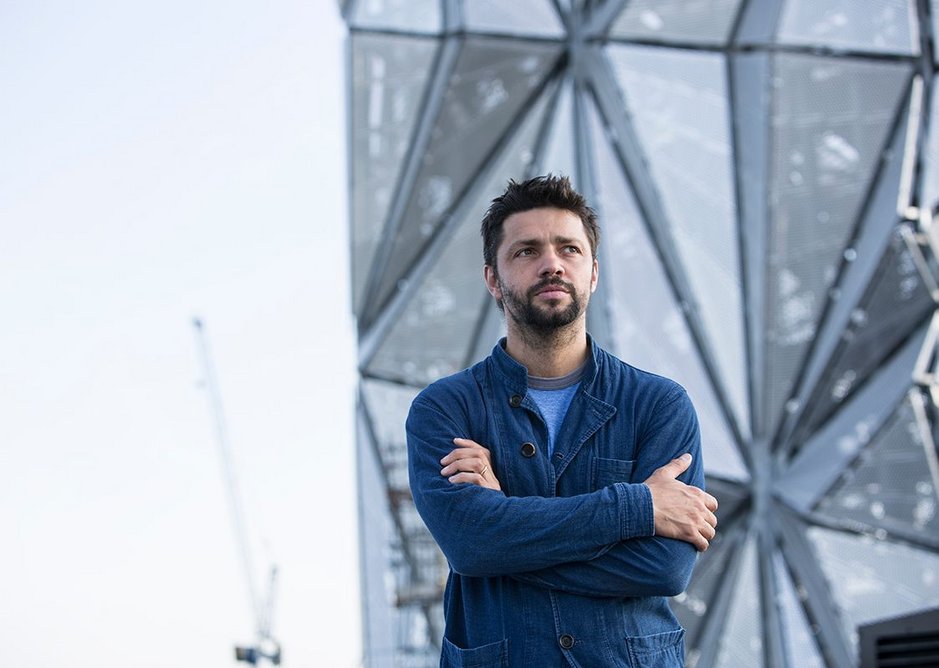 Conrad Shawcross and The Optic Cloak.