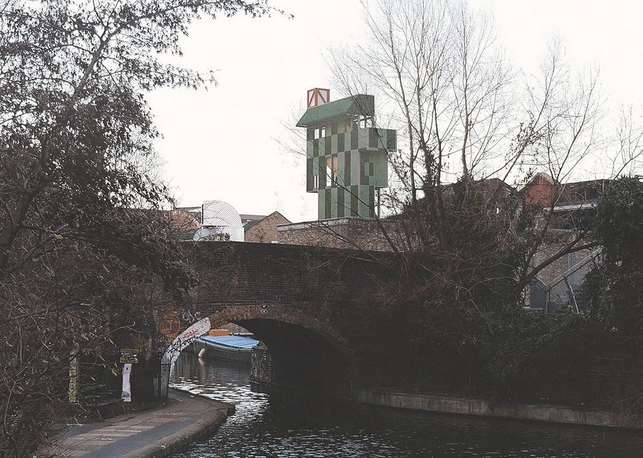 Canalside view of the Potemkin Theatre by Maich Swift Architects.